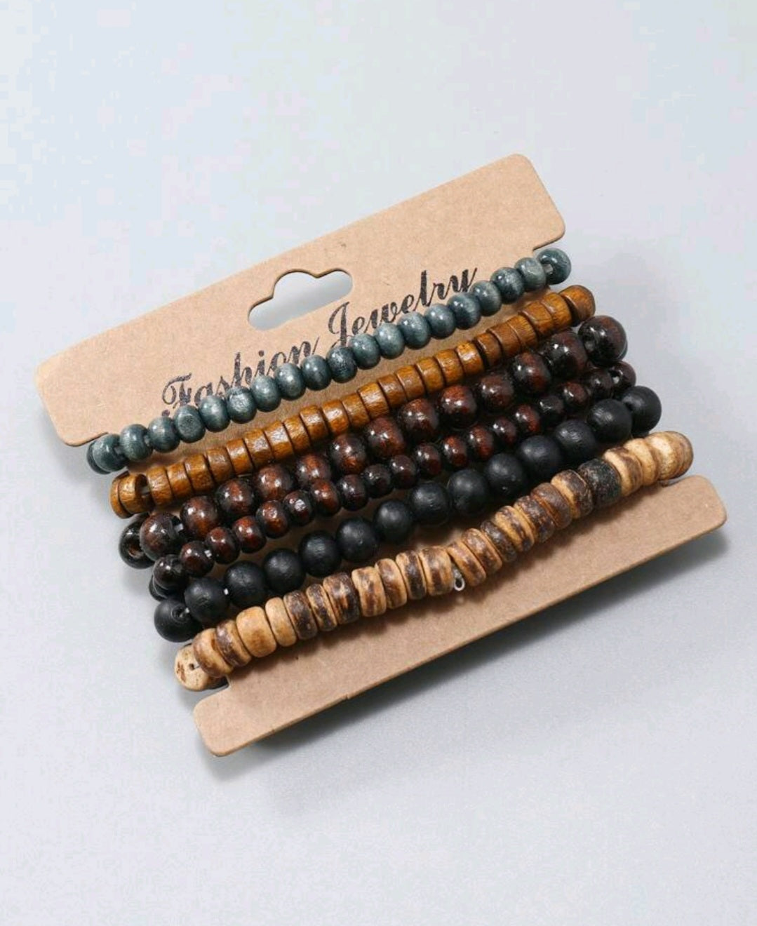 6pcs Mens Bead Bracelets
